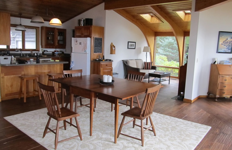 Rental kitchen at Vacation Cottages.