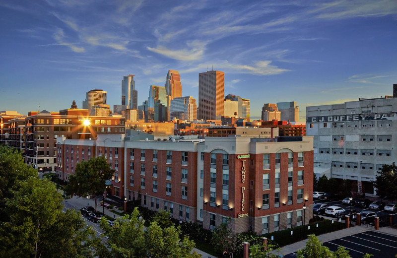 Hotel exterior for CSM Lodging.