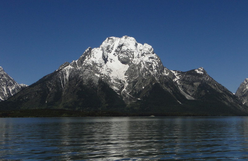 Mountain view at Jackson Lake Lodge.