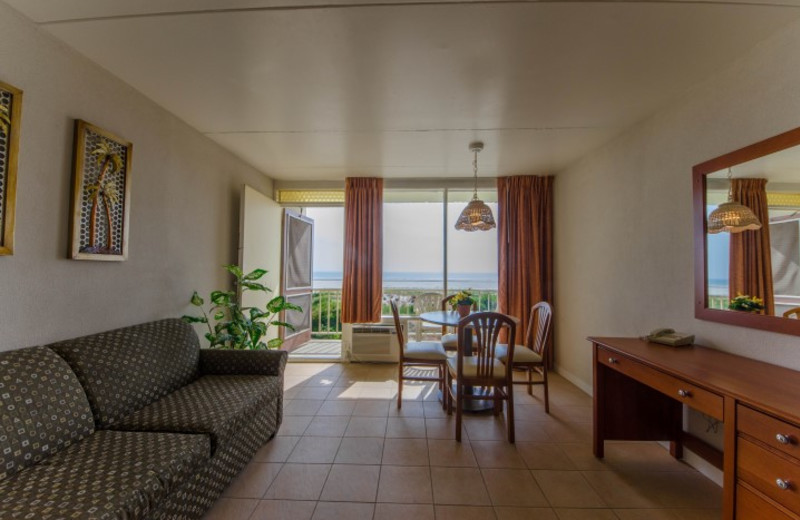 Guest room at Waikiki Oceanfront Inn.