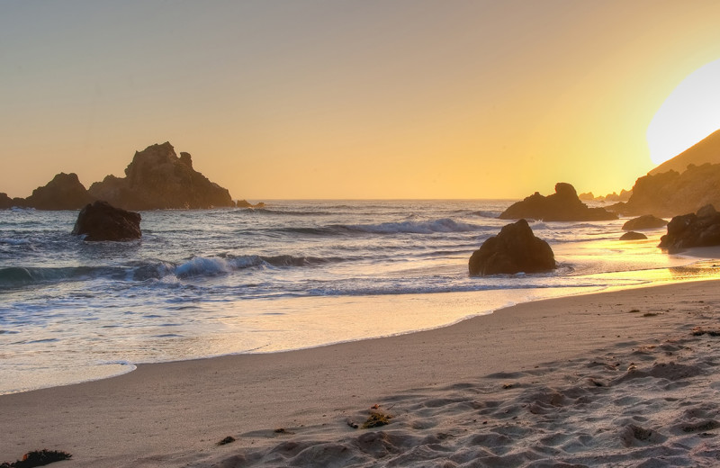 Beach at Sand Dollar Inn.