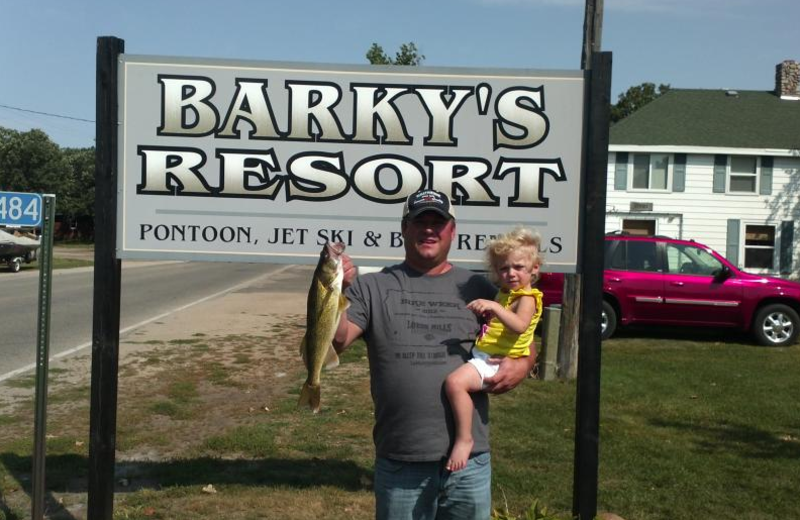 Fishing at Barky's Resort.