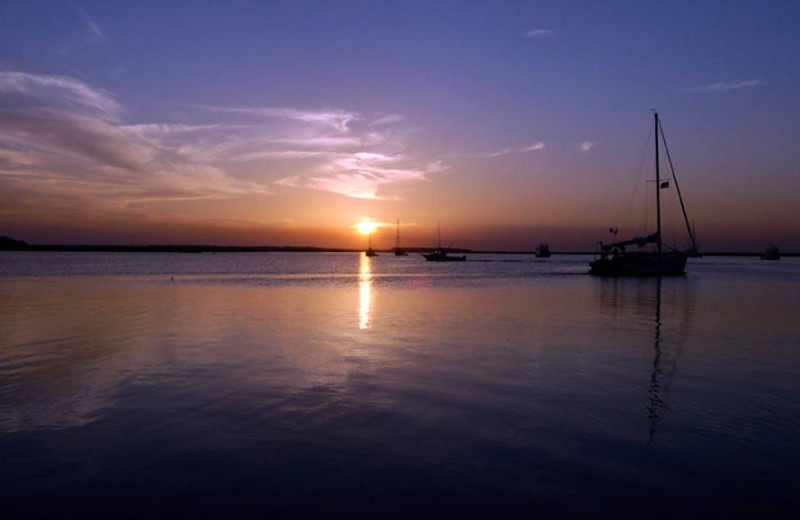 Sunset at The Villas of Amelia Island Plantation.