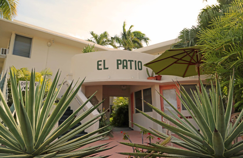 Exterior view of El Patio Motel.