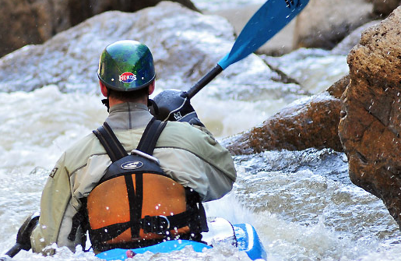 Kayaking near Aspen Village.