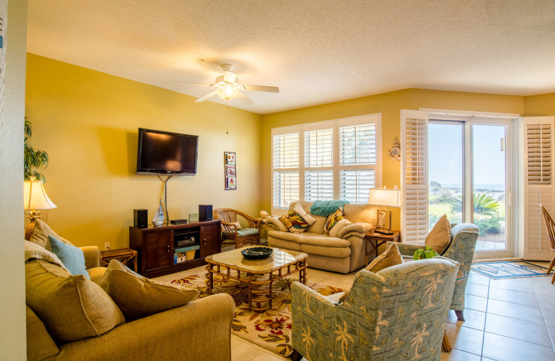 Rental living room at Harris Properties Management.