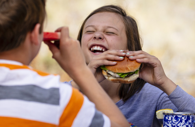 Dining at 4UR Ranch.