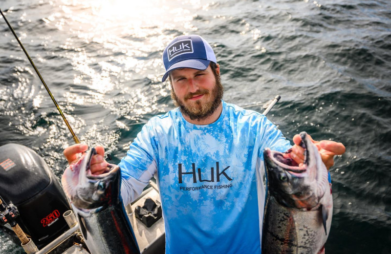 Fishing at Elfin Cove Resort.