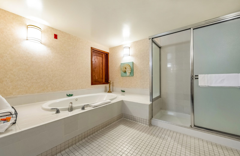 Guest bathroom at The INN at Gig Harbor.