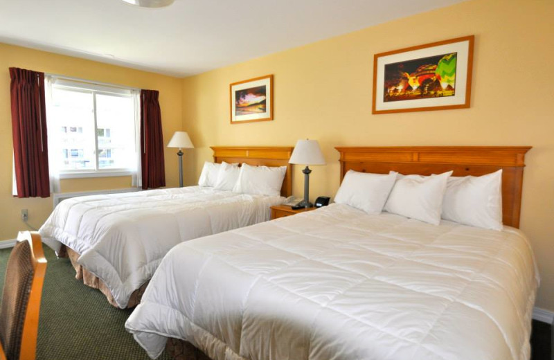 Guest bedroom at Marine Village Resort.