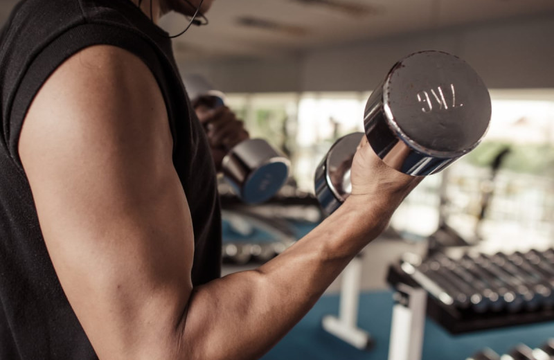 Fitness room at Saybrook Point Inn, Marina & Spa.