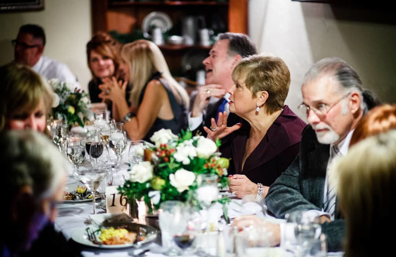 Group dining at Beekman Arms and Delamater House.