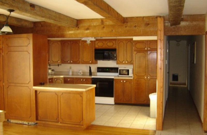 Guest kitchen at Tea Island Resort.