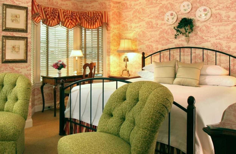 Guest room at Lambertville House Historic Inn.