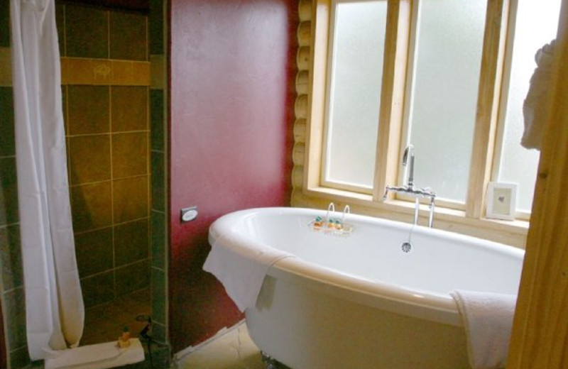 Bathroom at Zion Mountain Ranch.