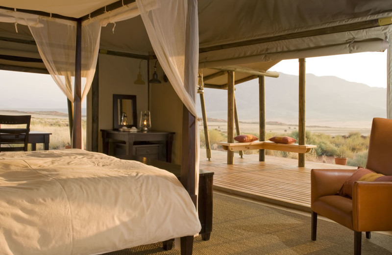 Guest room at Wolwedans Dune Camp.