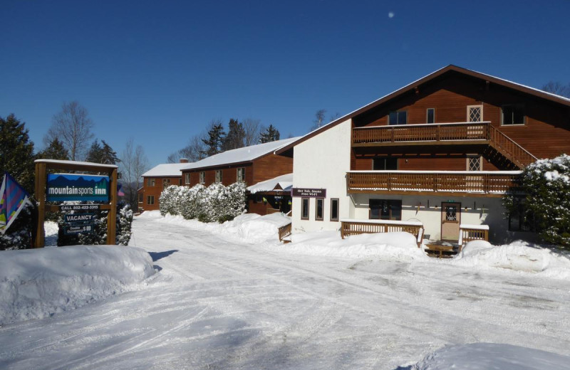 Exterior view of Mountain Sports Inn.