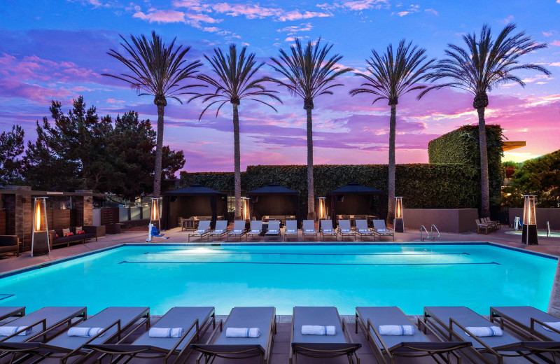 Outdoor pool at San Diego Marriott Del Mar.