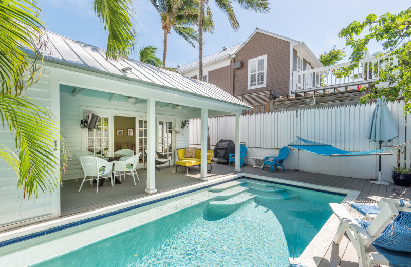 Rental pool at Preferred Properties Key West.