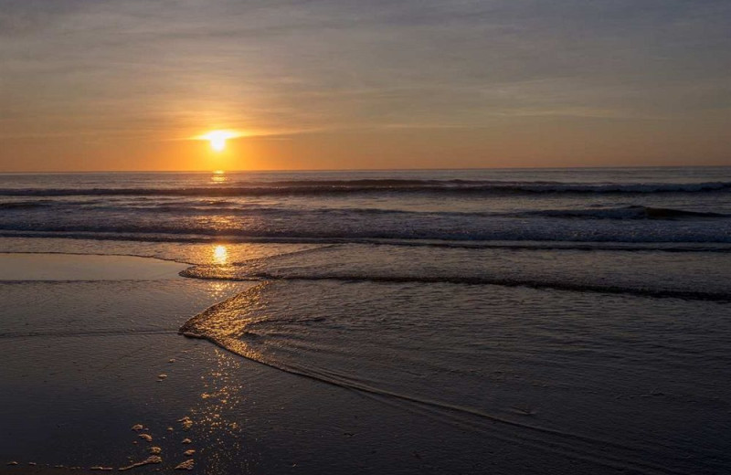 Sunset on beach at Hampton Inn & Suites Outer Banks/Corolla.