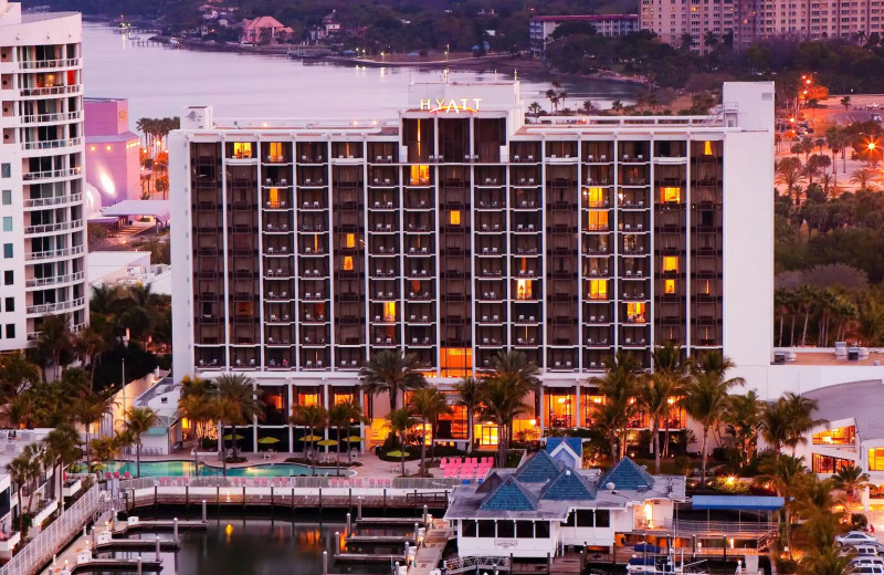 Exterior view of Hyatt Regency Sarasota.