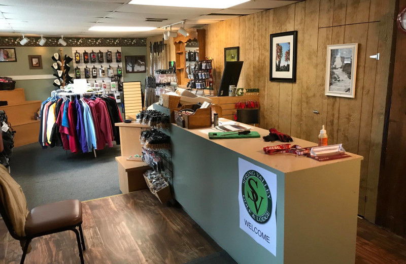 Shop at Spring Valley Golf and Lodge.