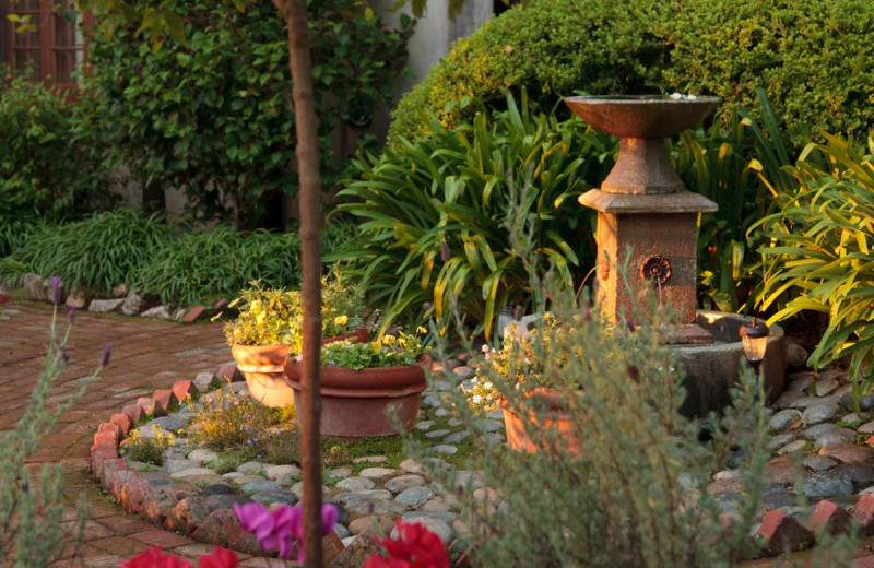 Garden at Old Monterey Inn.