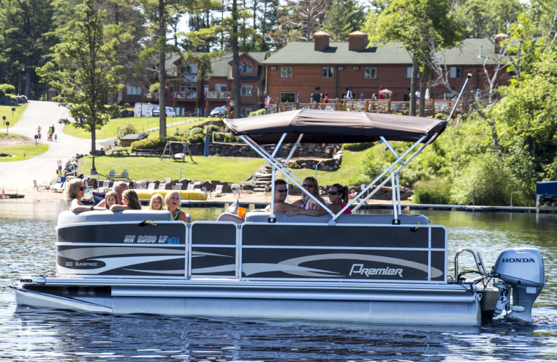 Pontoons at Big Sandy Lodge & Resort.