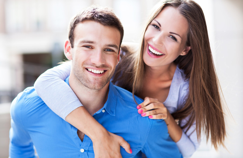 Couple at Surfrider Resort.