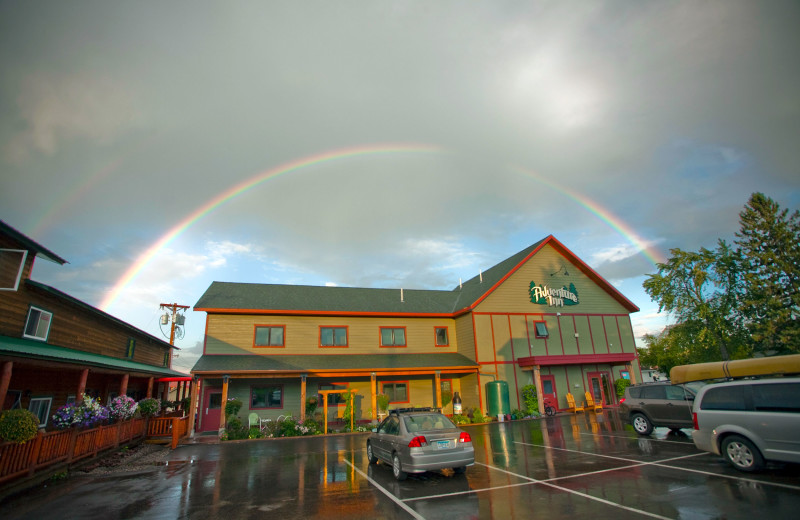 Exterior view of Adventure Inn.