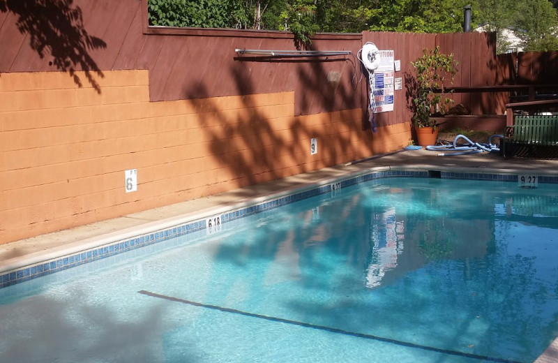 Outdoor pool at Gold Lodge.