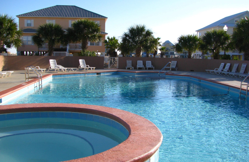 Rental pool at Sunset Properties.