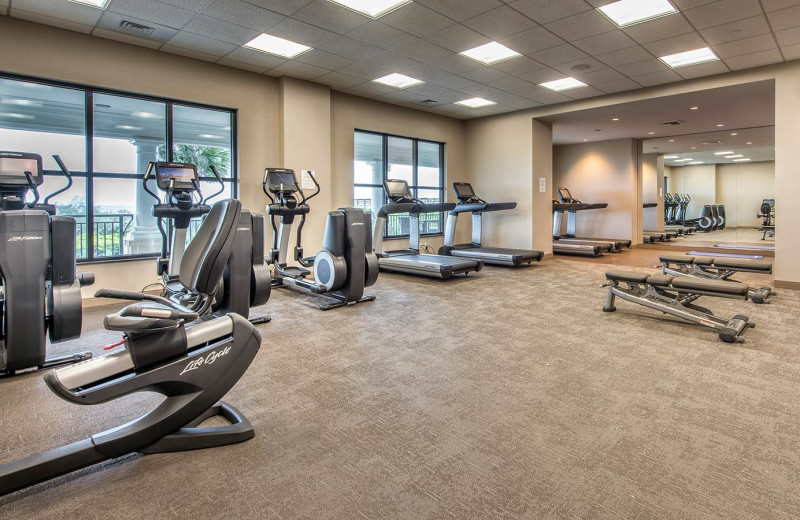 Fitness center at Westin Jekyll Island
