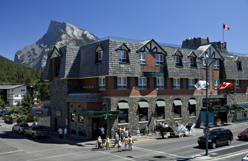 Exterior view of Mount Royal Hotel.