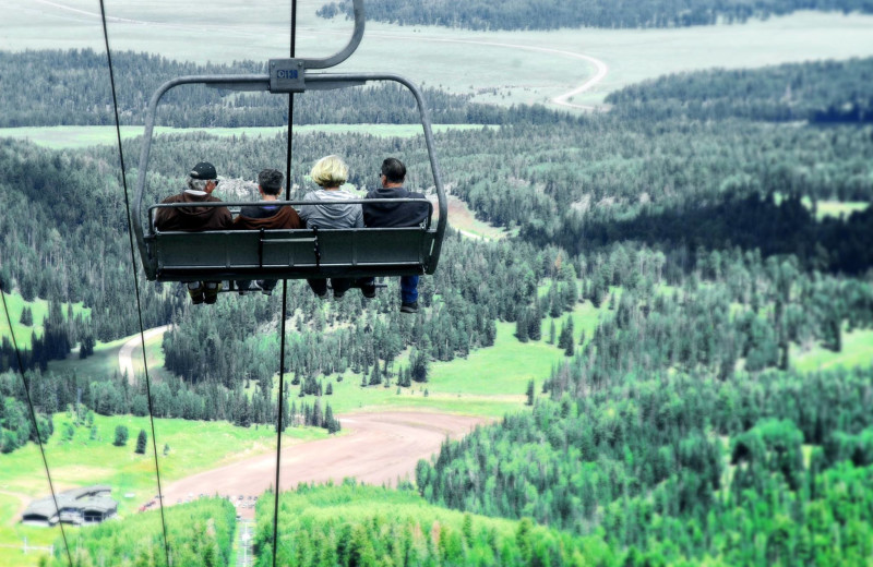Ski lift at Sunrise Park Resort.
