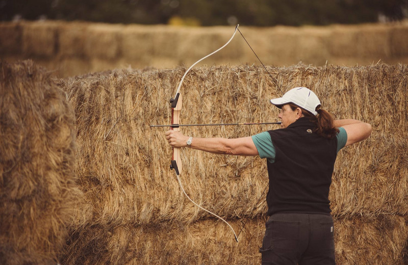 Archery at Vee Bar Guest Ranch.