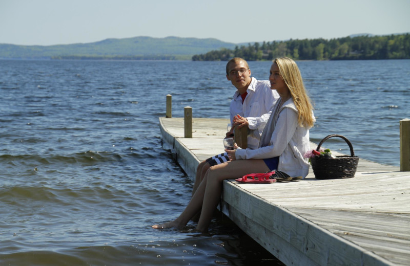 Dock at Bluff Point Golf Resort.