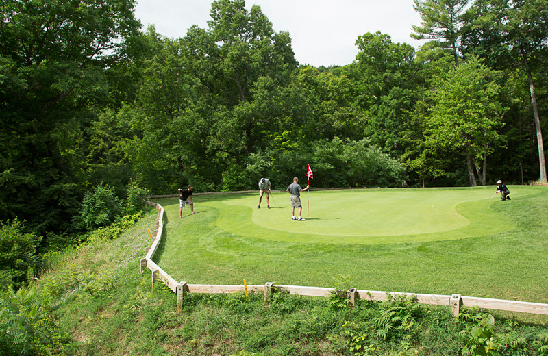 Golf course at Bristol Harbour Resort on Canandaigua Lake.