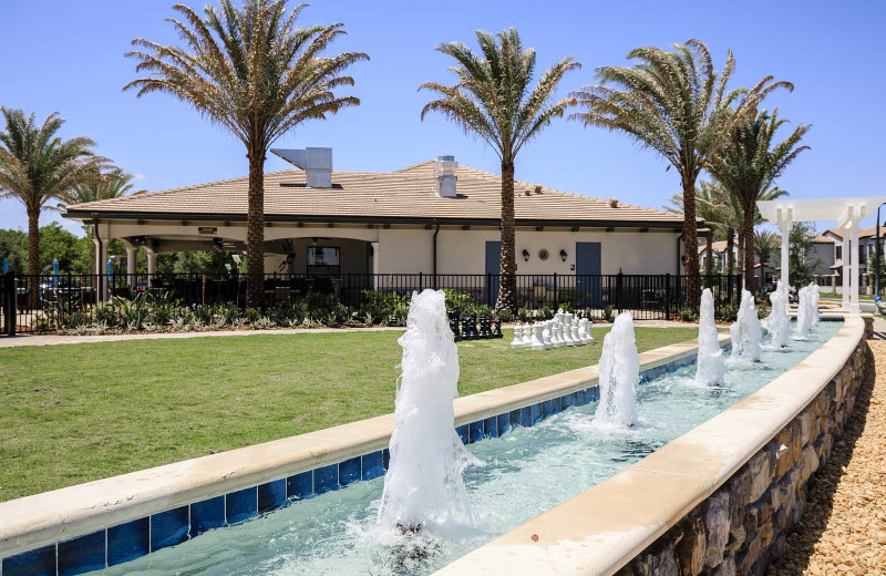 Fountain at Balmoral Resort.