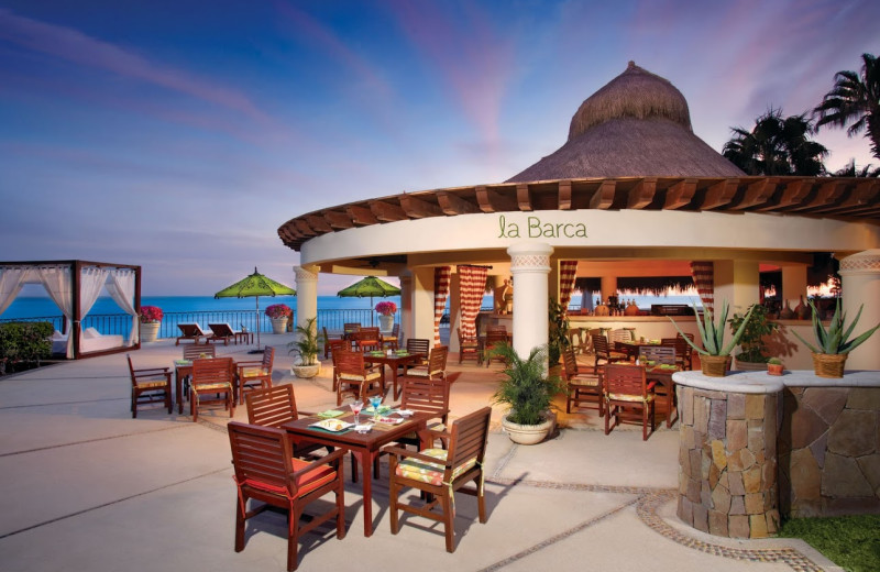 Outdoor restaurant at Los Cabos Resort.
