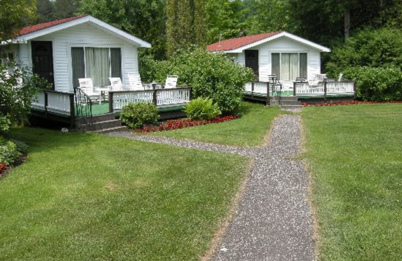 Exterior cabin views at Cleveland's House.