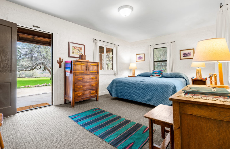 Guest room at Saguaro Lake Guest Ranch.