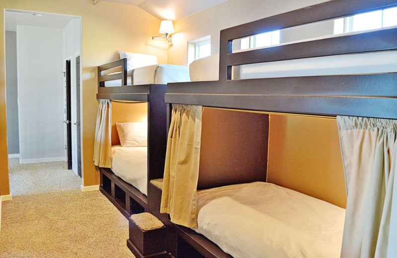 Bunk beds at Paradise Point Vacation Home.