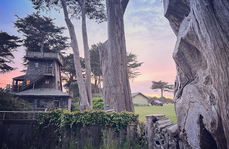 Light house at Joshua Grindle Inn.