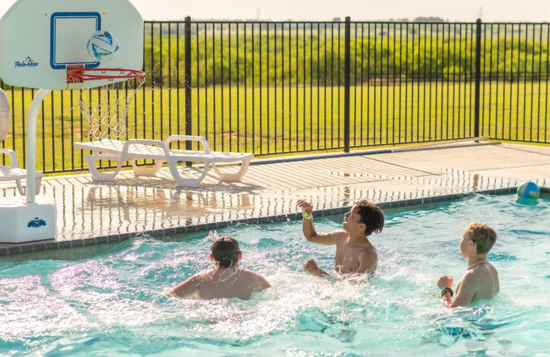 Outdoor pool at Yogi Bear's Jellystone Park Wichita Falls.