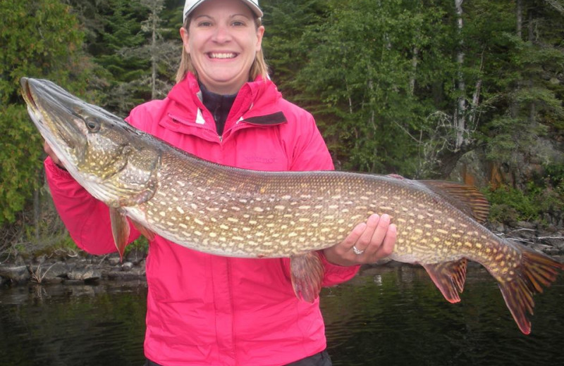 Fishing at Woman River Camp