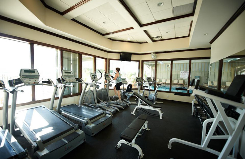 Fitness room at Fourwinds Resort & Marina.