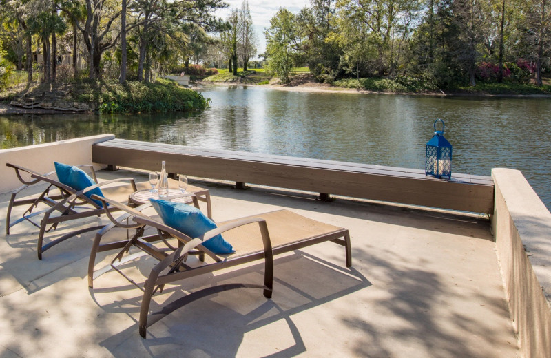 Deck at Villas of Grand Cypress.
