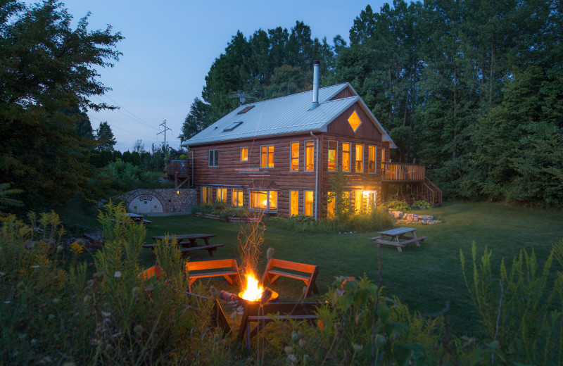 Rental exterior at Door County Cottages.