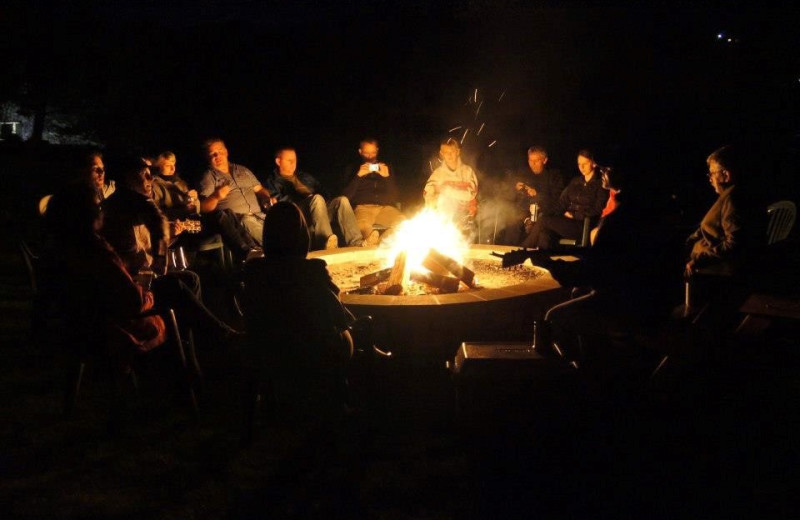 Bonfire at South Thompson Inn & Conference Centre.